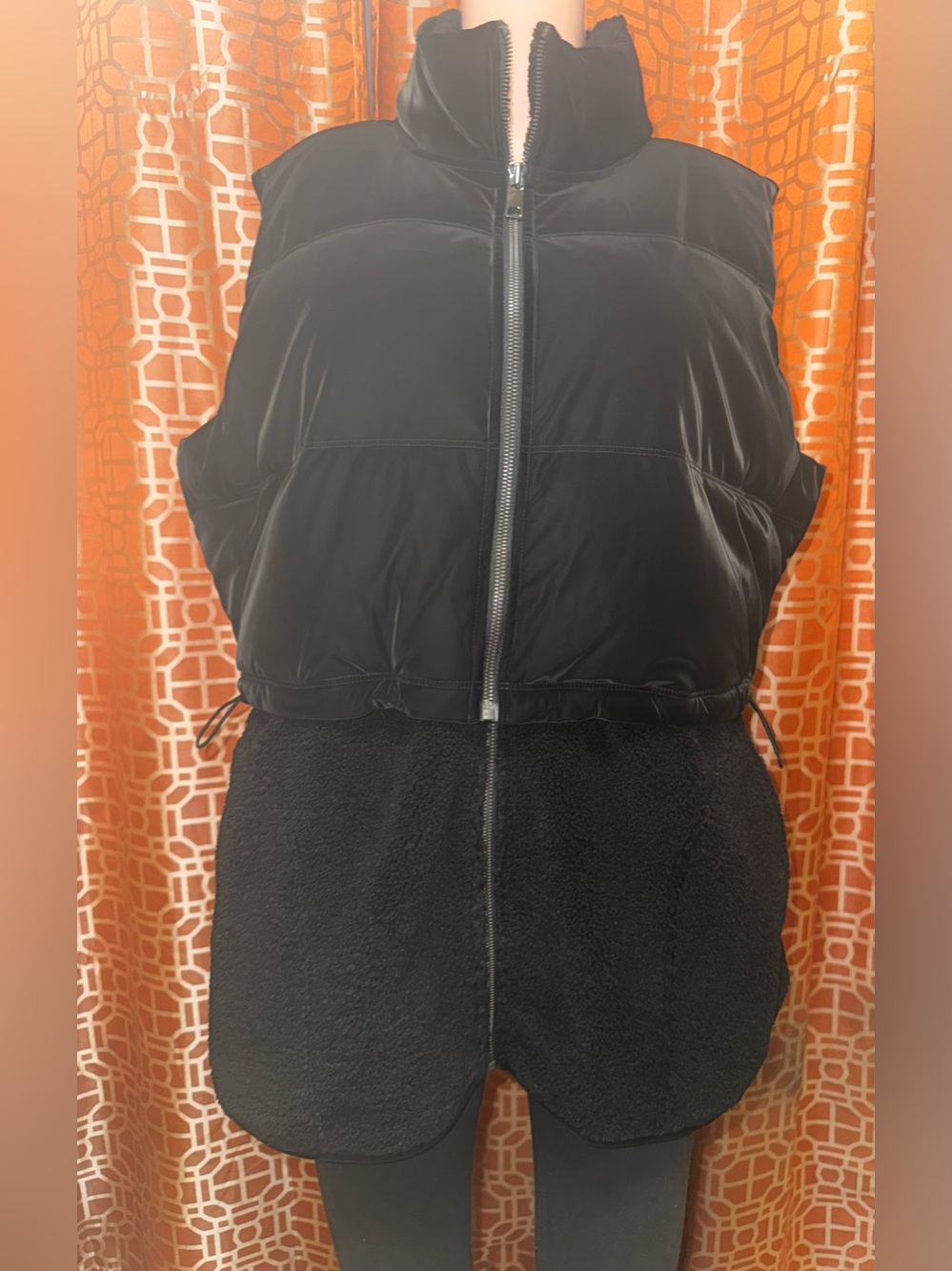 Spanx Velour & Luxe Fleece Vest XL NWT